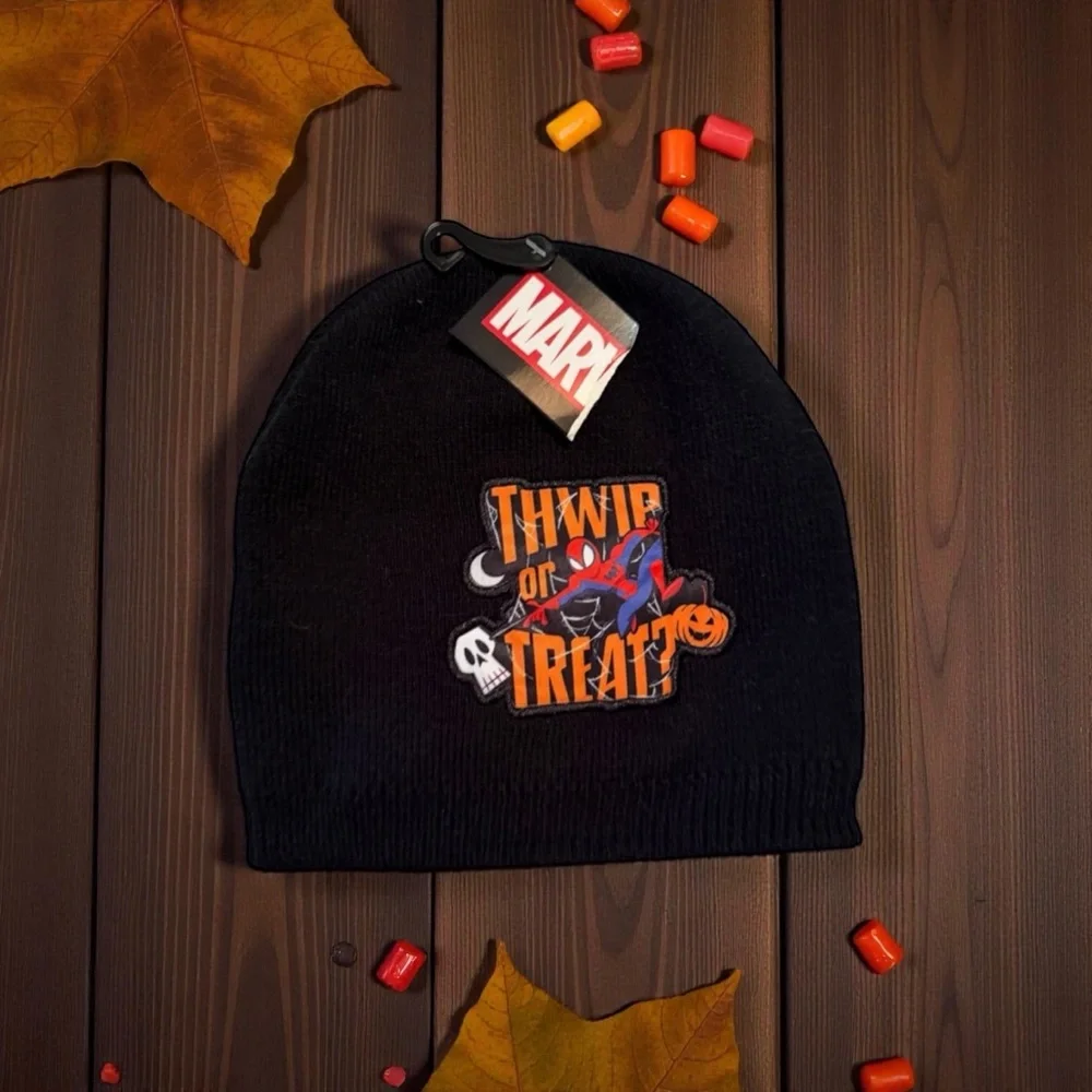 NEW• Marvel Spider-Man Black Unique Halloween Hat